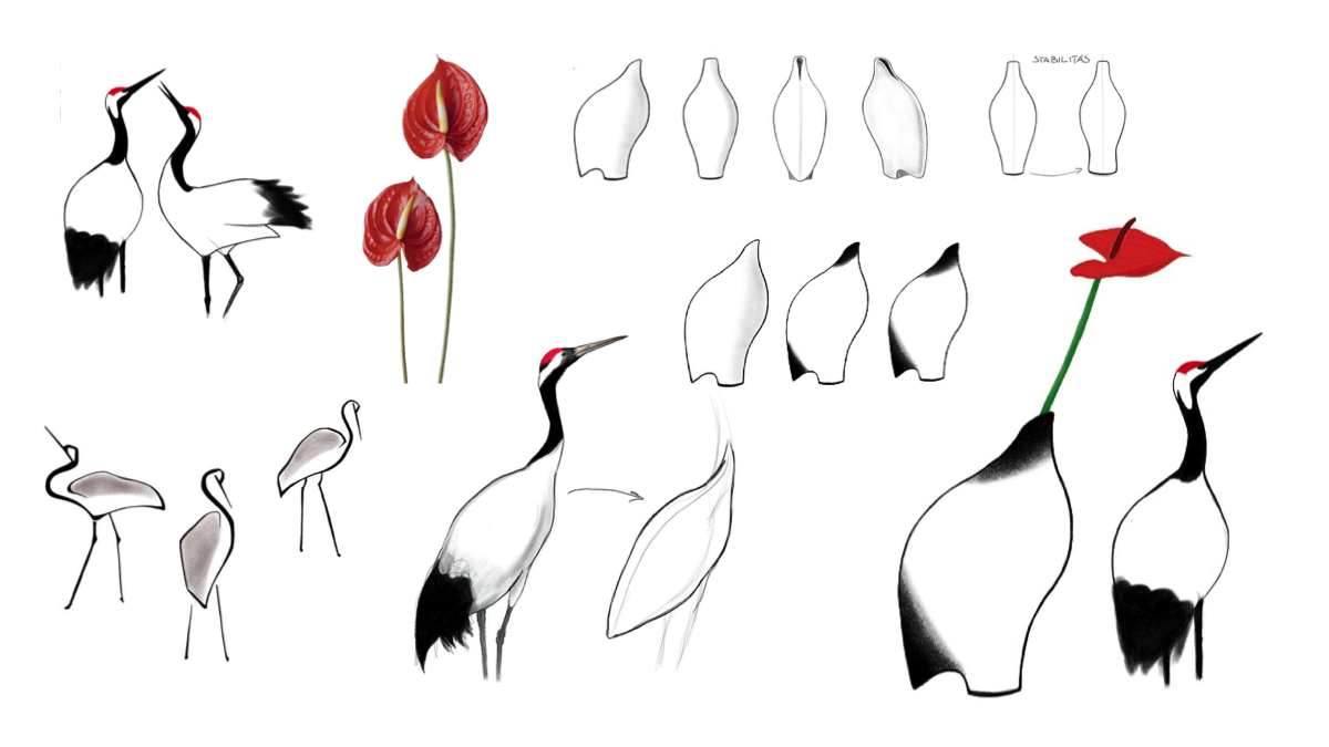 Ikebana Vase formai részletek